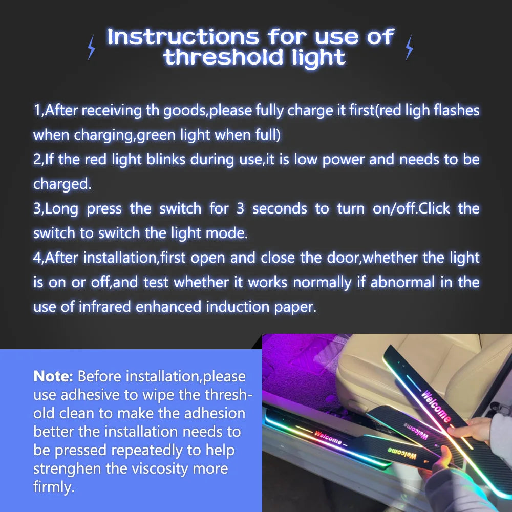 LED Car Doors Lights.